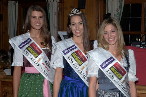 2.Marie-Christin Pedrolini, Siegerin Isabella Wolf, 3. Carmen Wagner, Foto: Fritz  Mitterer